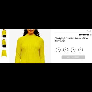 Banana republic chunky sweater